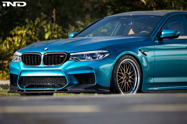 3d design f90 m5 carbon front lip 1 - iND Distribution