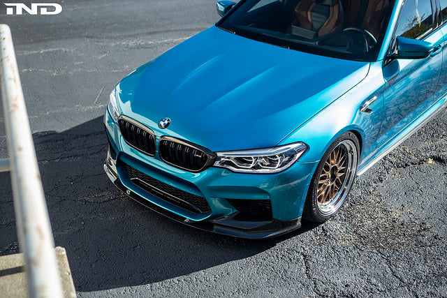 3d design f90 m5 carbon front lip 1 - iND Distribution