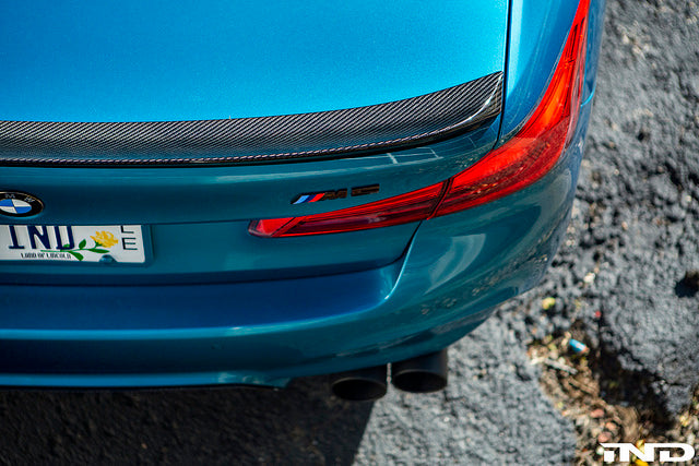 3d design f90 m5 carbon trunk spoiler 2x2 - iND Distribution