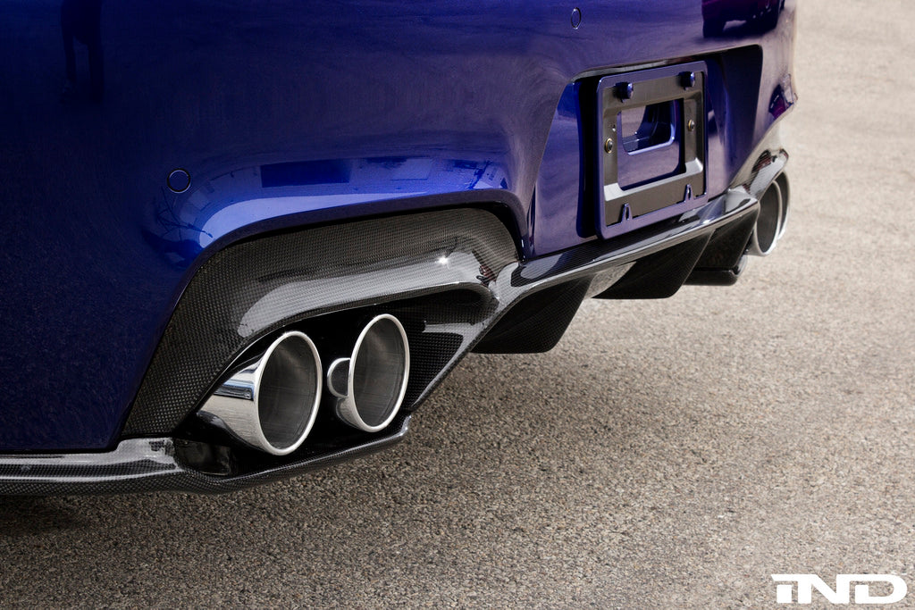 3d design f06 f12 f13 m6 carbon fiber rear under splitters - iND Distribution