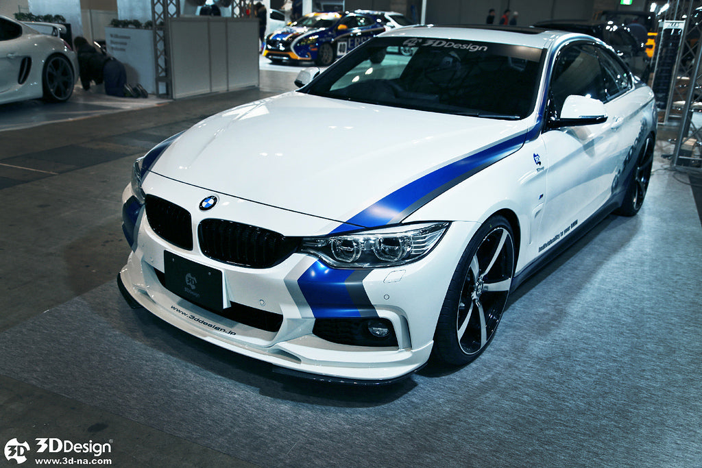 3d design f32 f36 m sport front lip spoiler - iND Distribution