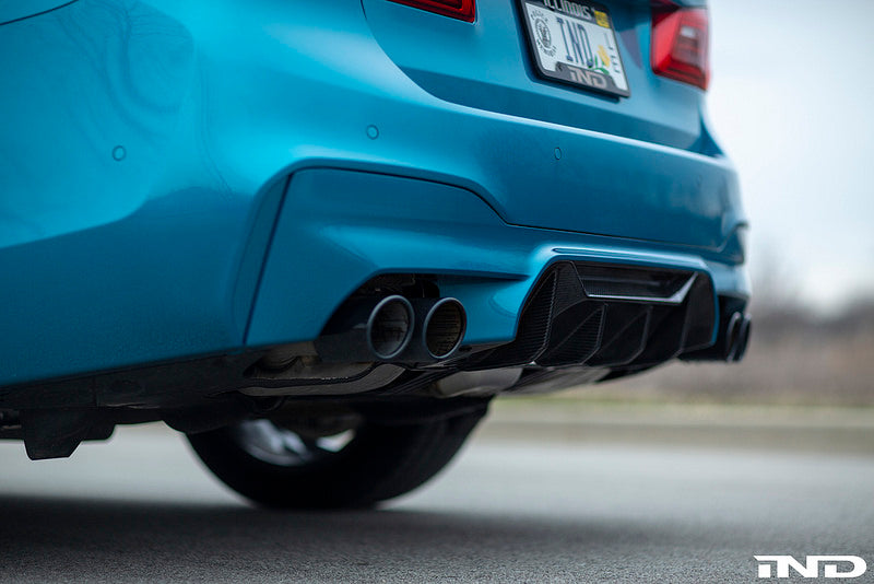 BMW f90 m5 black chrome exhaust tips - iND Distribution
