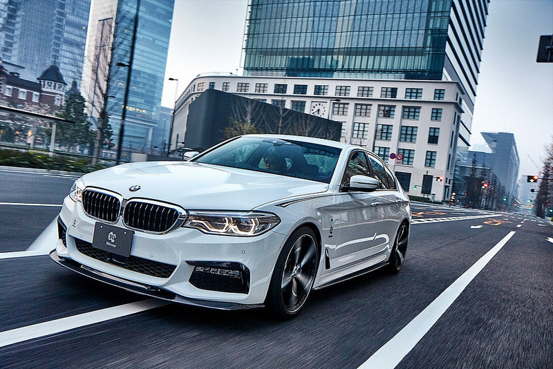 3d design g30 5 series carbon front lip spoiler - iND Distribution