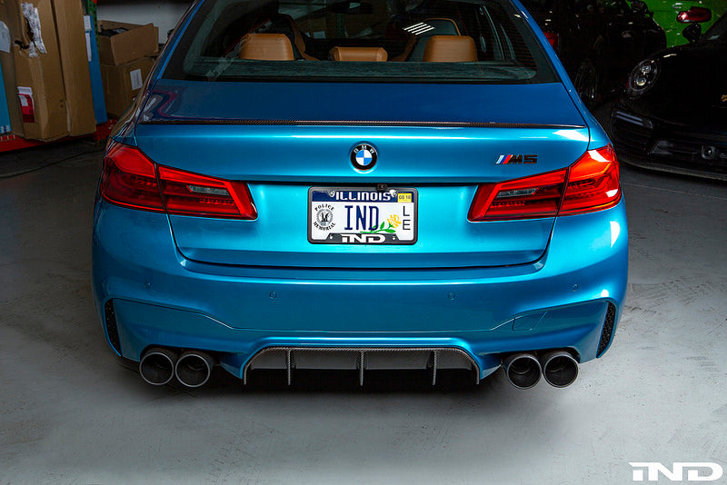 BMW f90 m5 m Performance carbon trunk spoiler 1 - iND Distribution