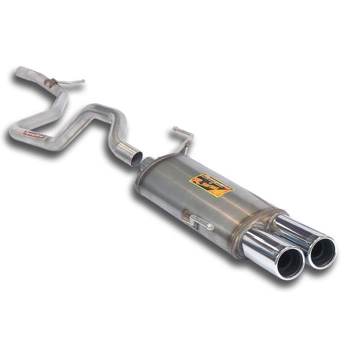 Supersprint FIAT GRANDE PUNTO EVO Rear Exhaust Oo76 + Connecting Pipe Steel 409