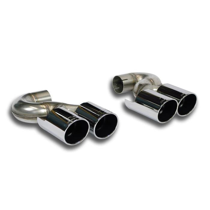 Supersprint BMW E71 / E72 X6 Endpipe Kit Right Oo90 - Left Oo90(For M Rear Bumper Model)