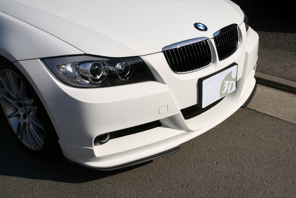 3d design e90 e91 m sport carbon fiber under splitters - iND Distribution