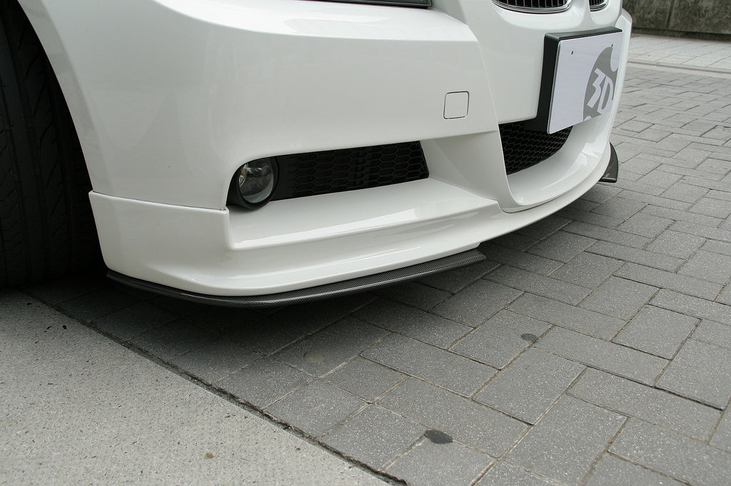 3d design e90 e91 m sport carbon fiber under splitters - iND Distribution