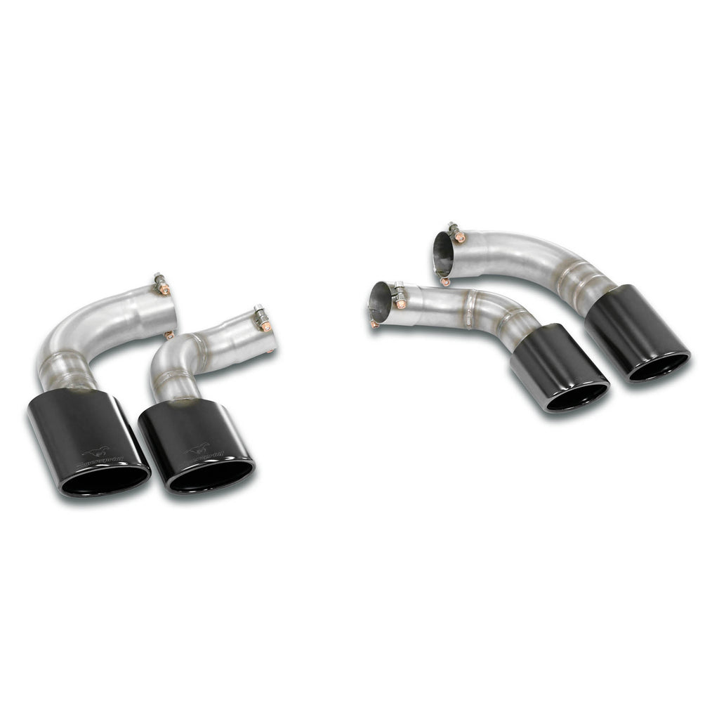 Supersprint Bentley Bentayga 4 Endpipe Kit Right - Left 120X80 "Gun Metal Grey"