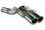 Supersprint BMW F06 / F1X M6 Stainless Rear Exhaust 4x100mm Silver - Valved