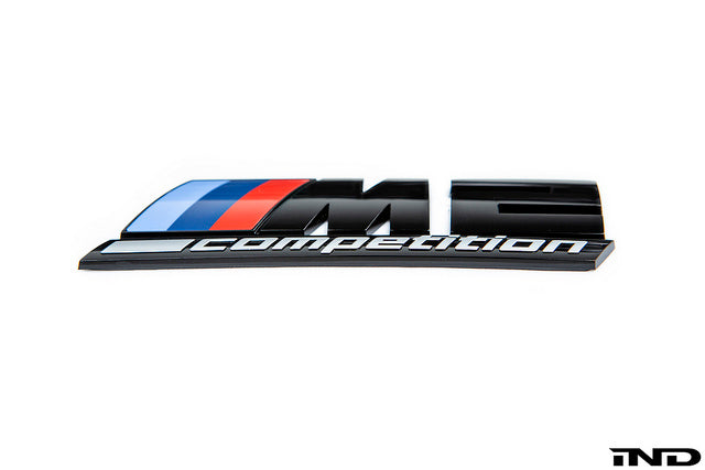 BMW OEM f87 m2 gloss black competition trunk emblem - iND Distribution