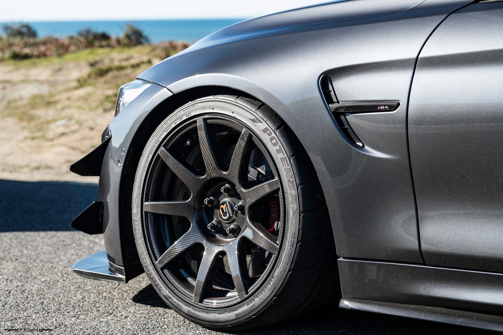 IND F8X M3 / M4 Carbon Fiber Side Marker Set
