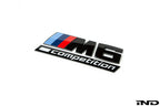 iND f1x m6 competition gloss black trunk emblem - iND Distribution