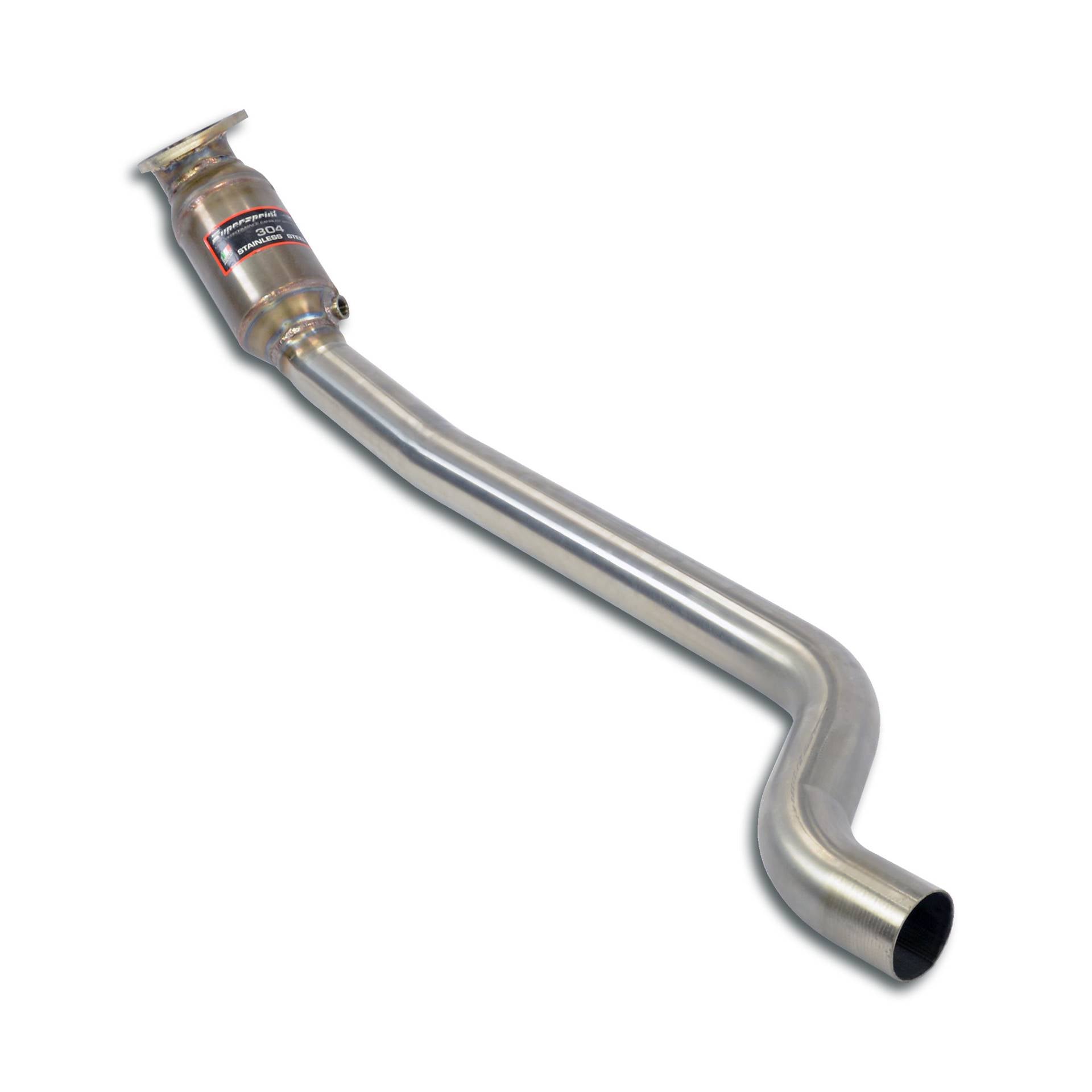 Supersprint Maserati GranCabrio 2009 -> Downpipe Right With Metallic Catalytic