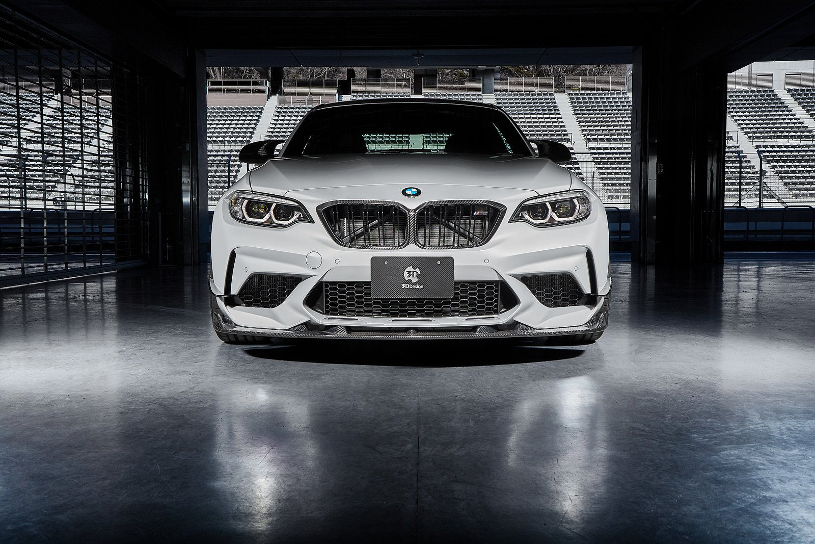 3d design f87 m2 competition carbon front lip - iND Distribution