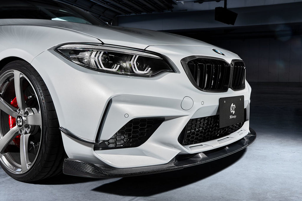 3d design f87 m2 competition carbon front lip - iND Distribution