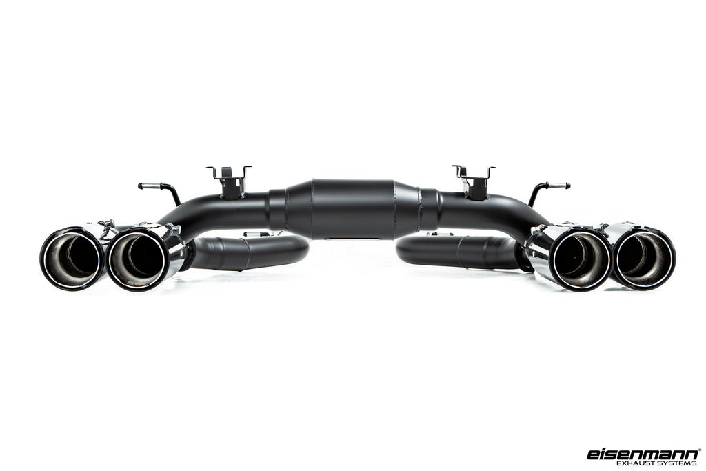 Eisenmann f87 m2 competition black series race exhaust system with carbon tips - iND Distribution