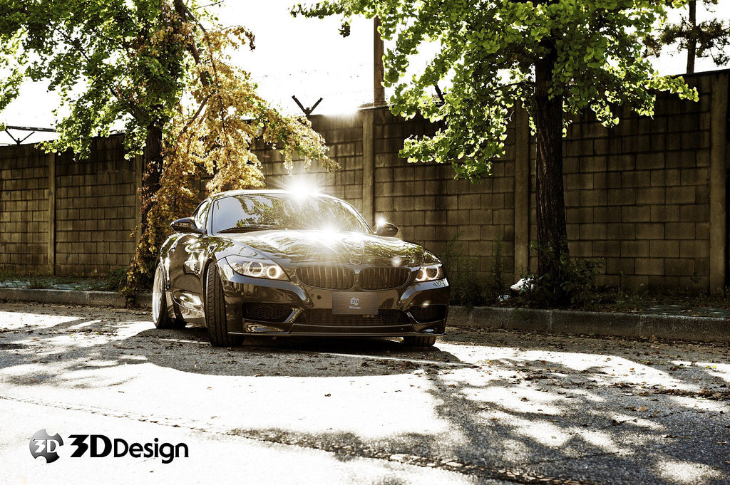 3d design e89 m sport carbon fiber front lip spoiler - iND Distribution