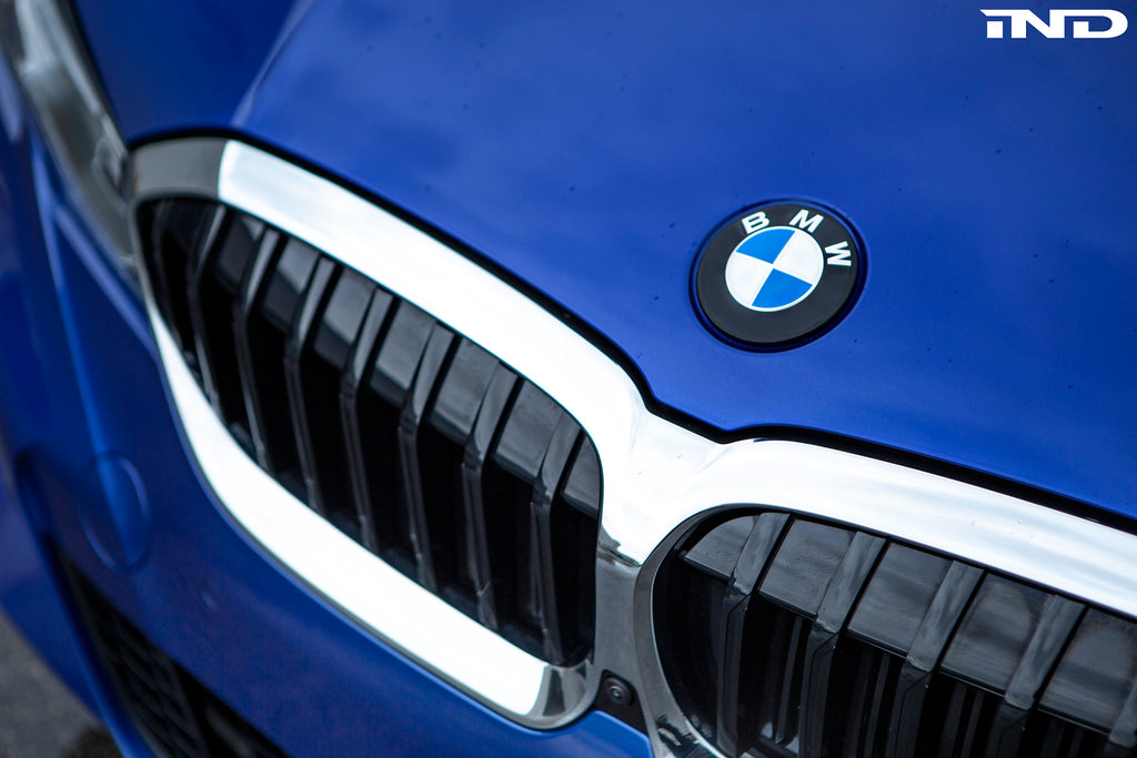 iND painted BMW hood roundel - iND Distribution