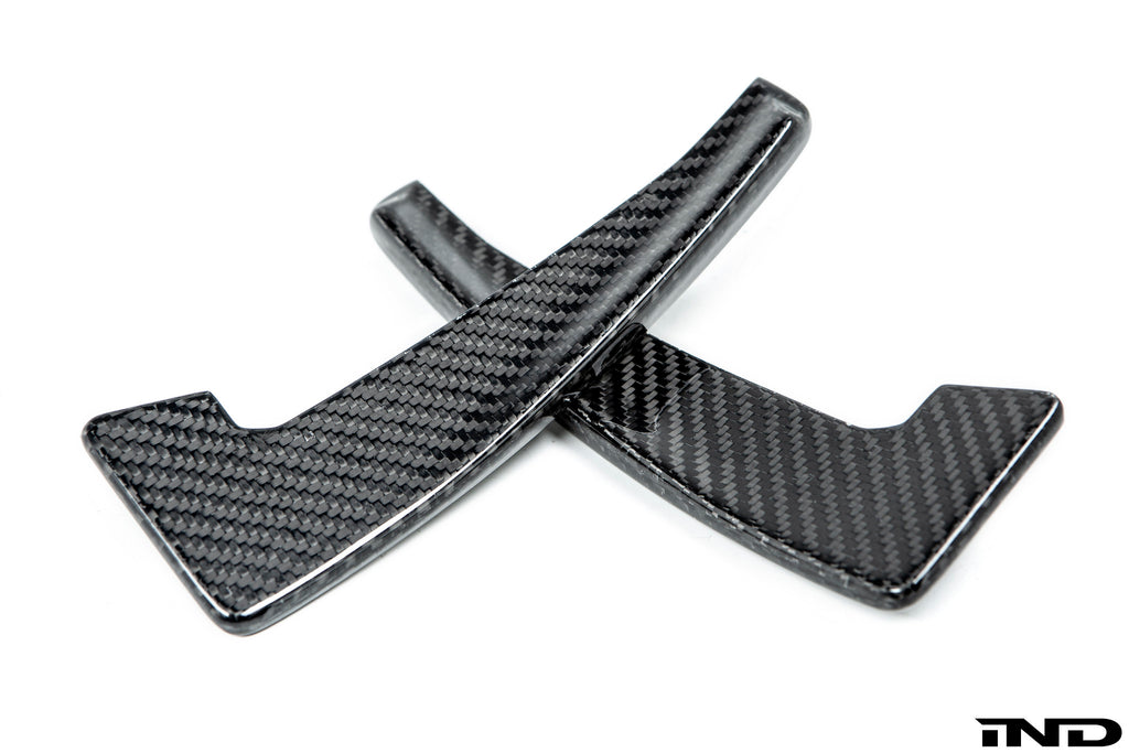 3d design f87 m2 competition carbon bumper canard set - iND Distribution