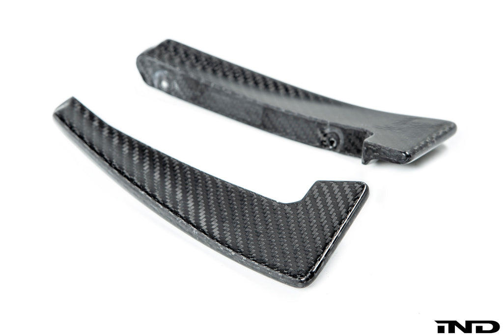 3d design f87 m2 competition carbon bumper canard set - iND Distribution