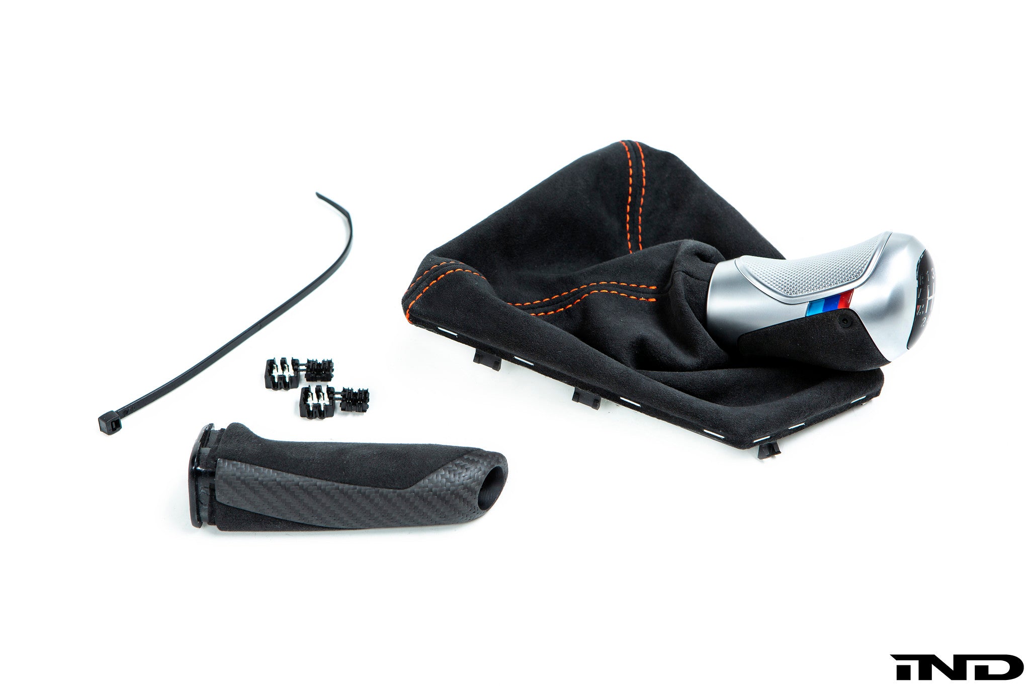 BMW m Performance lci shift knob and parking brake handle package - iND Distribution