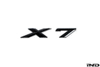 iND g07 x7 painted trunk emblem - iND Distribution