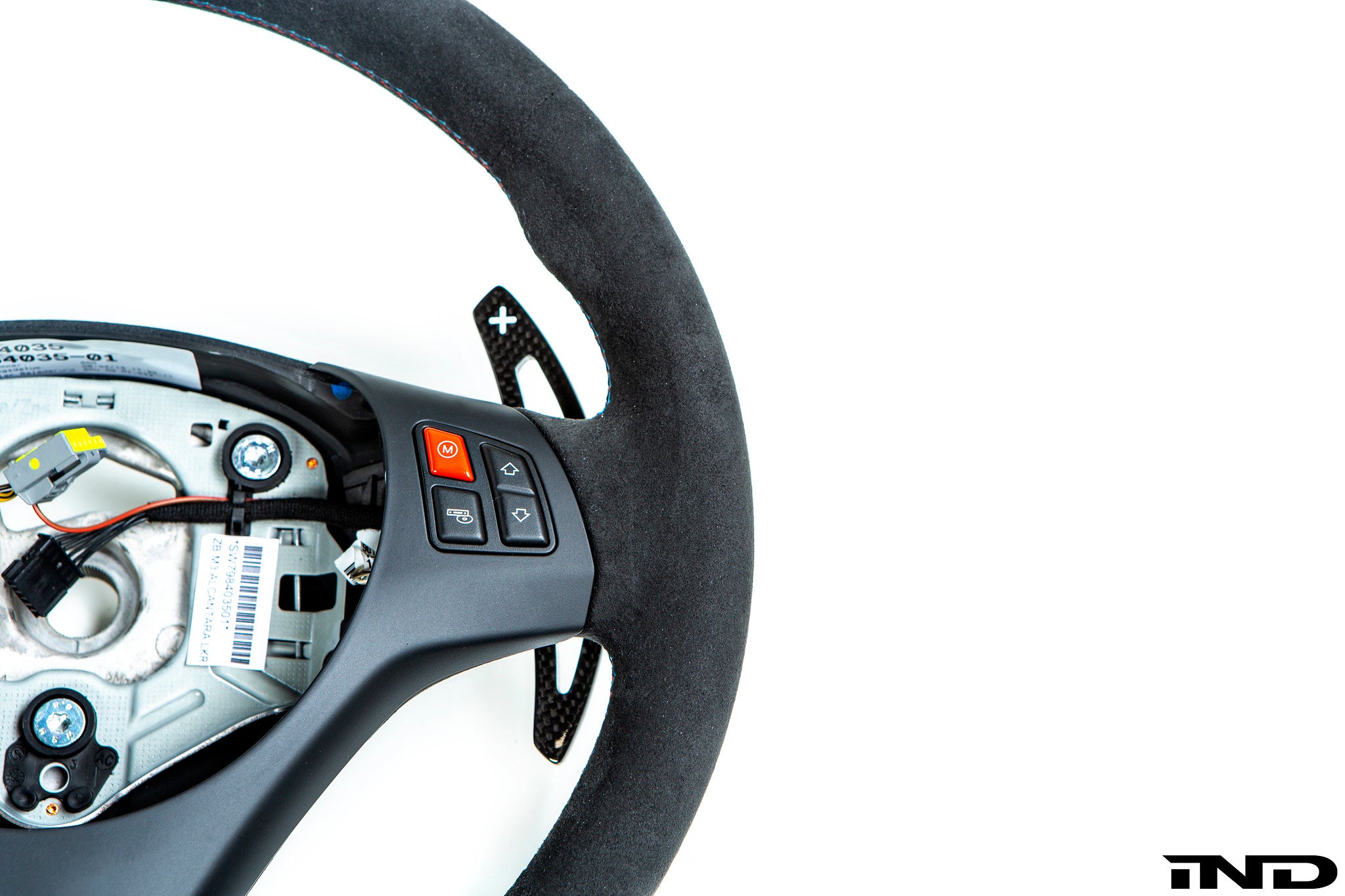 iND e9x m3 red m steering wheel button - iND Distribution
