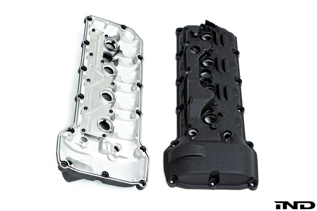 IND E9X M3 (S65) Powder Coated Valve Cover Set with Service Kit