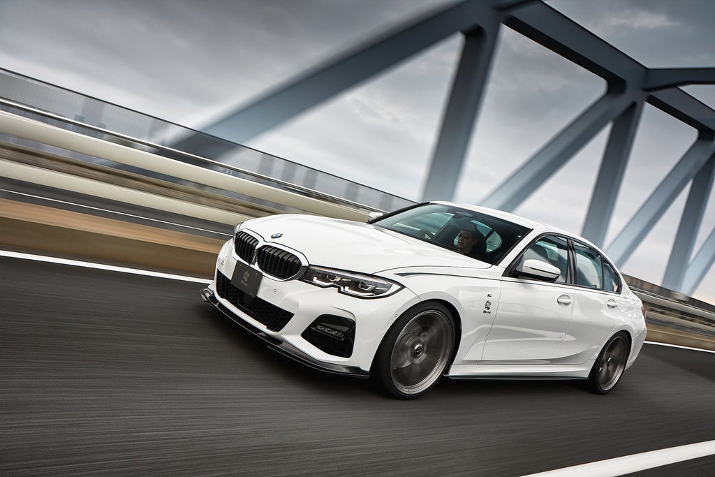 3d design g20 g21 3 series m sport carbon front lip - iND Distribution