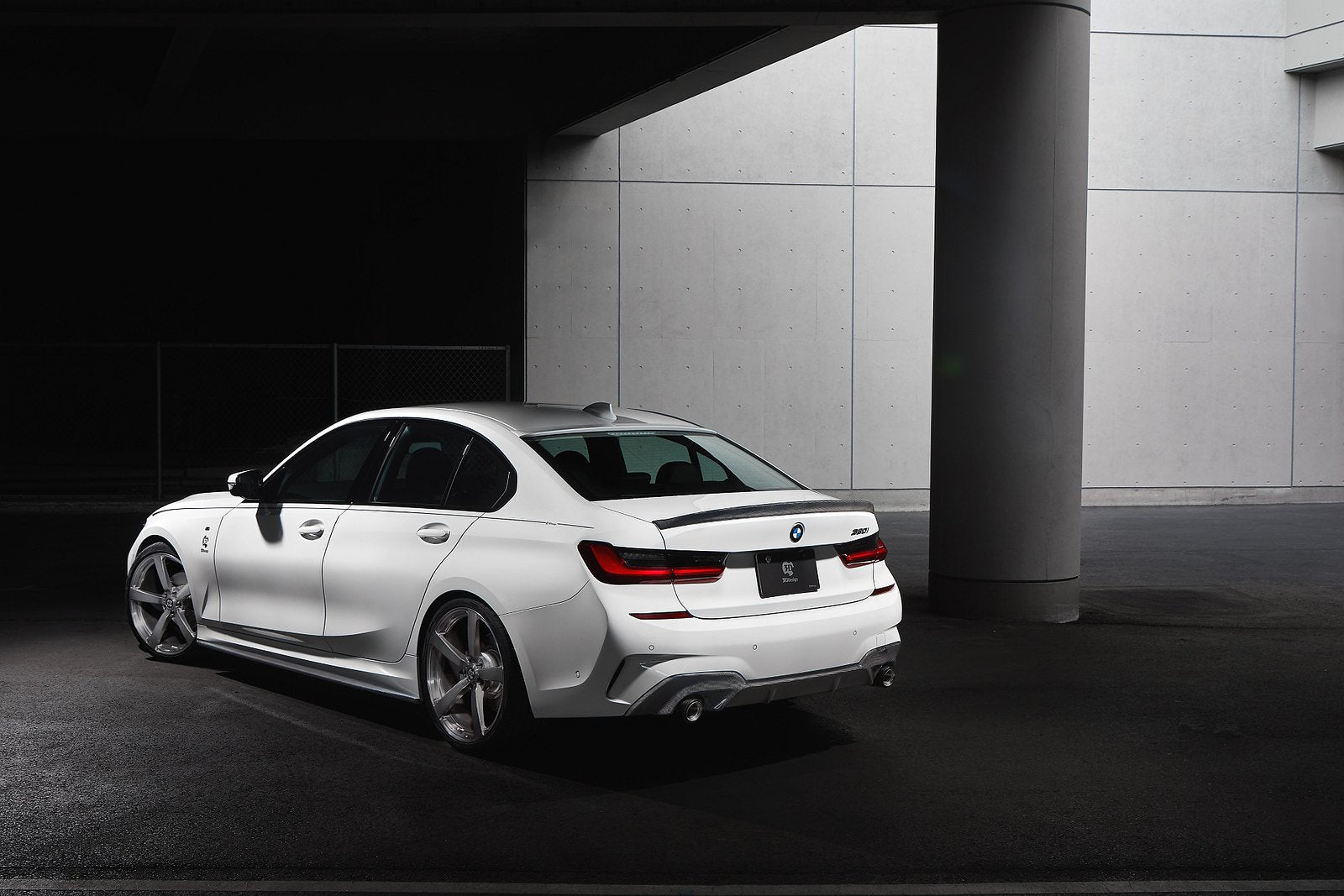 3d design g20 3 series m sport carbon rear diffuser - iND Distribution