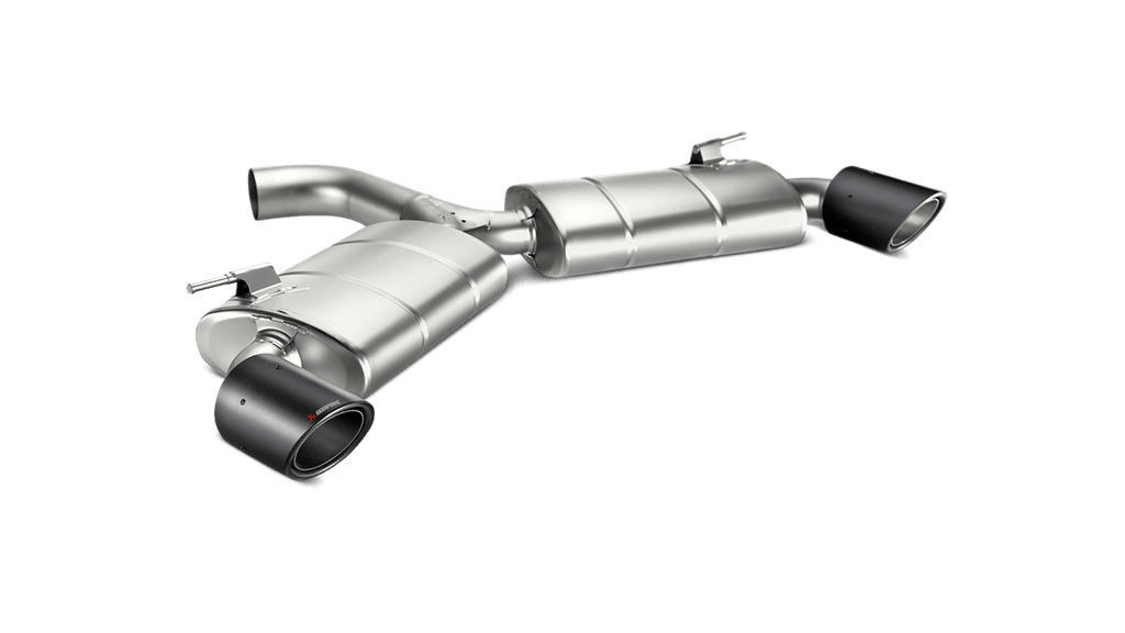 Akrapovic golf gti mk7 fl 169kw slip on exhaust system w carbon tail pipe set titanium - iND Distribution