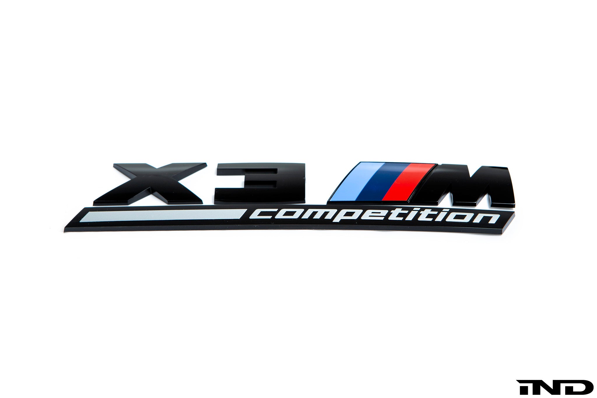 BMW f97 x3m competition trunk emblem gloss black - iND Distribution