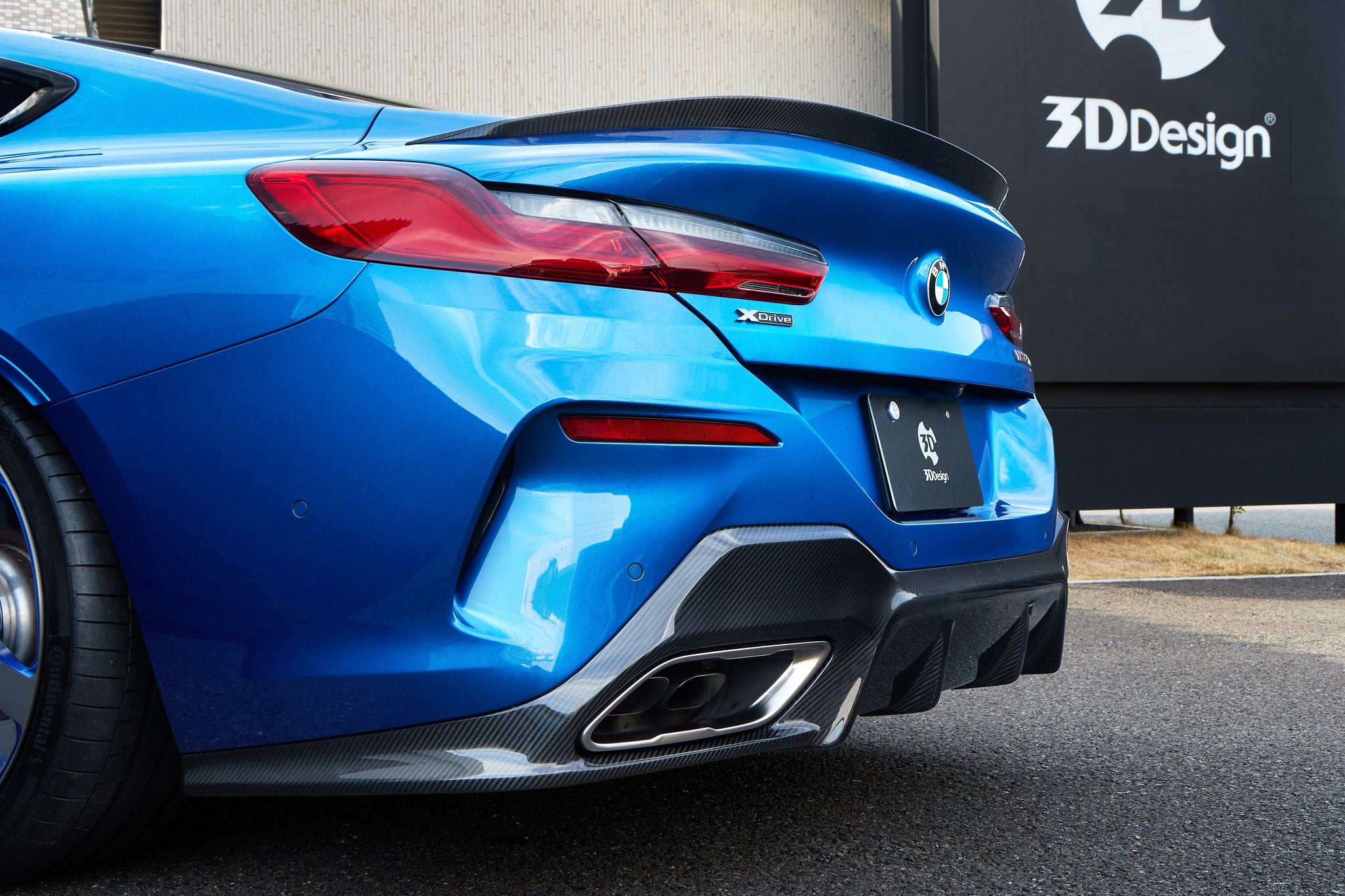 3d design g14 g15 8 series carbon rear trunk spoiler - iND Distribution