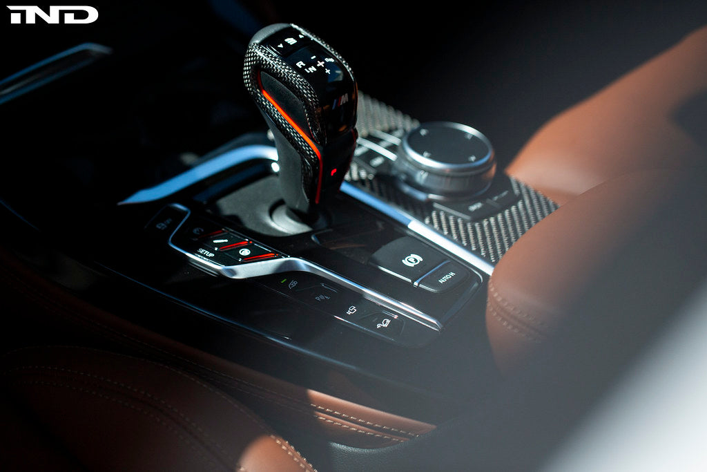 gear shifter bmw BMW F90 M5 M Performance Carbon Gear Selector Cover