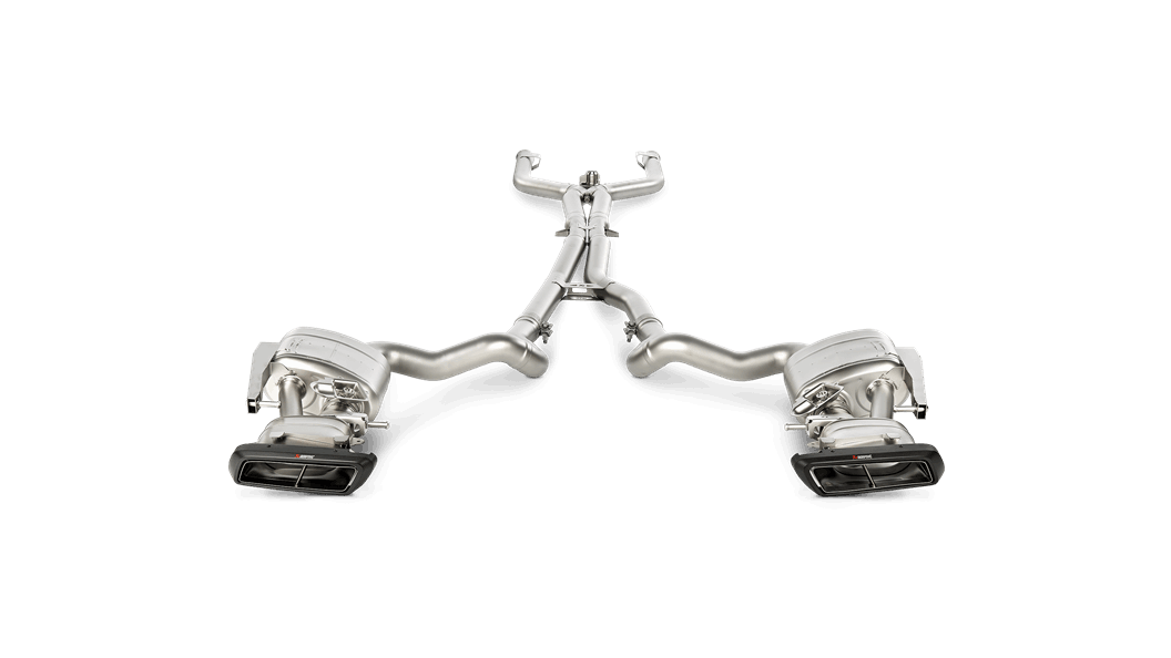 Akrapovic w205 s205 amg c63 evolution exhaust system w carbon tips titanium - iND Distribution
