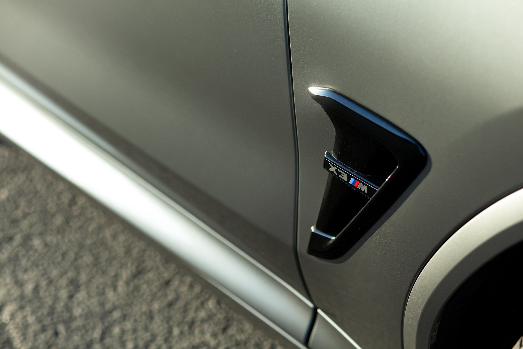 BMW F97 X3M Shadowline Side Grille Set