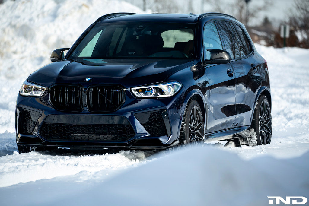 BMW F95 X5M Pre-LCI Gloss Black Front Grille