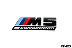 BMW OEM f90 m5 gloss black competition trunk emblem - iND Distribution