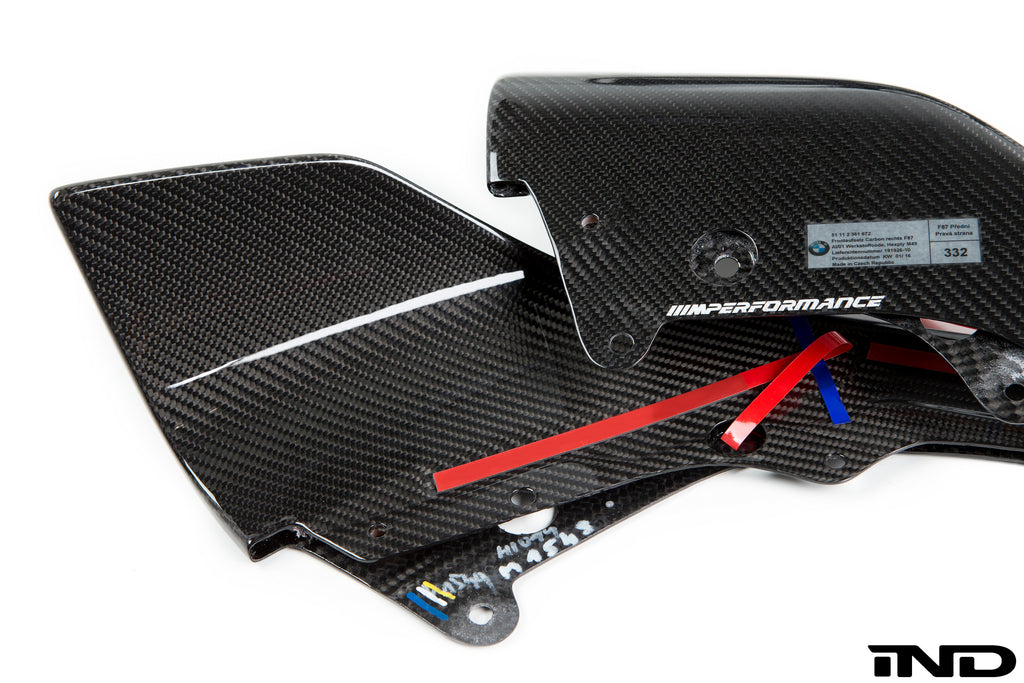 BMW m Performance f87 m2 carbon front winglets - iND Distribution
