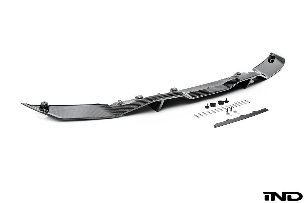 BMW m Performance g30 5 series msport carbon fiber rear diffuser - iND Distribution