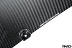 BMW m Performance g30 5 series msport carbon fiber rear diffuser - iND Distribution
