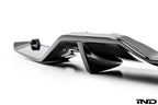 BMW m Performance g30 5 series msport carbon fiber rear diffuser - iND Distribution