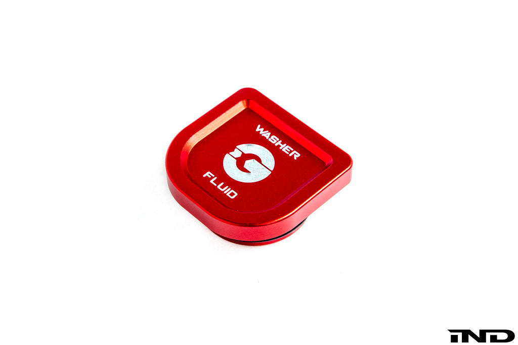 Goldenwrench Blackline Performance A90 Supra Edition RED Billet Washer Fluid Cap