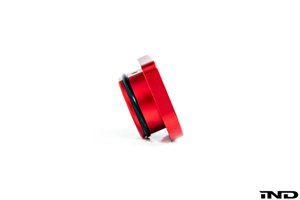 Goldenwrench Blackline Performance A90 Supra Edition RED Billet Washer Fluid Cap