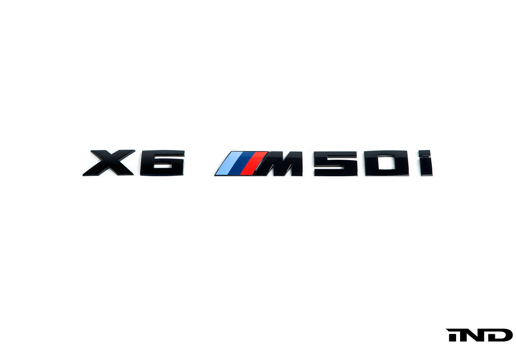 IND G06 X6 M50i / M60i Painted Trunk Emblem