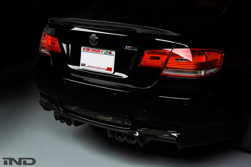BMW m Performance e92 m3 carbon trunk spoiler - iND Distribution