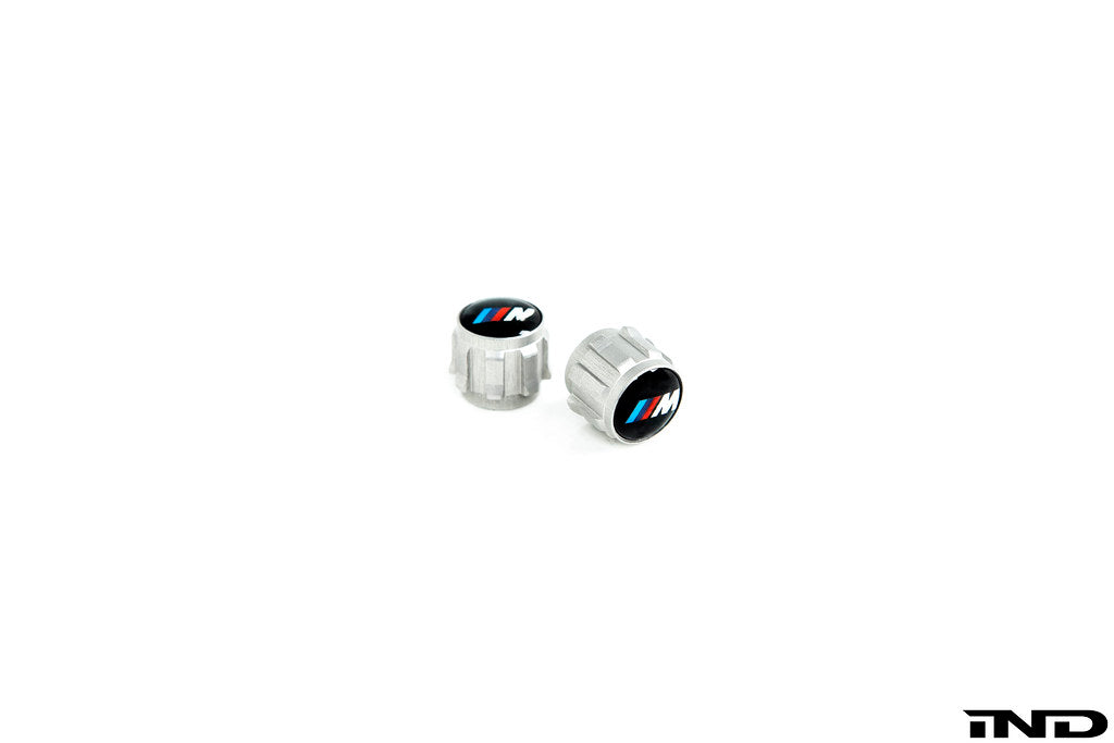 BMW Metal Valve Stem Cap Set - M Logo
