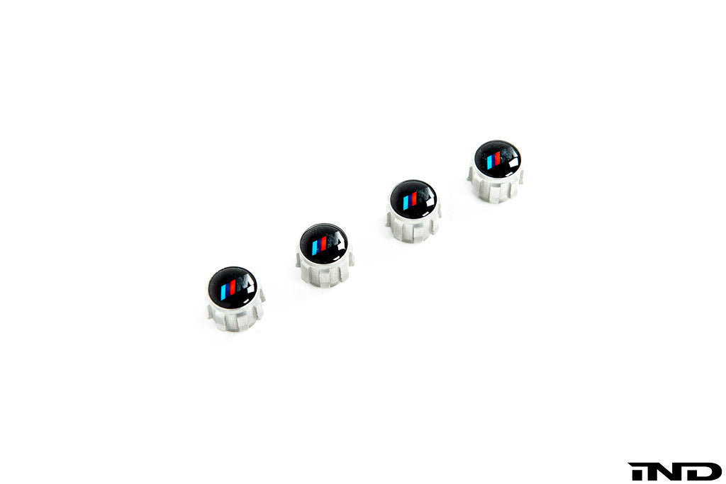 BMW Metal Valve Stem Cap Set - M Logo