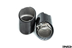 BMW M Performance F9X X5M / X6M Titanium + Carbon Exhaust Tip Set